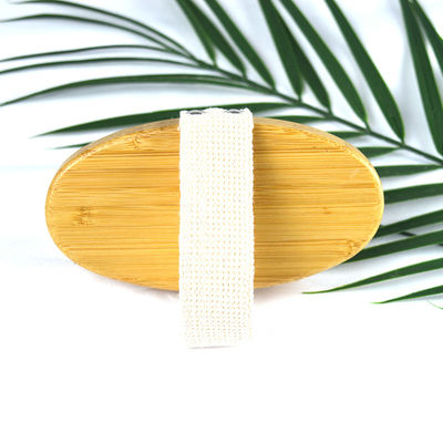 Manche en bois naturel Boar Bristle peau exfoliante Bambou Douche Baignee Brosses à corps sec Brosses à corps Brosses à corps pour nettoyage en profondeur