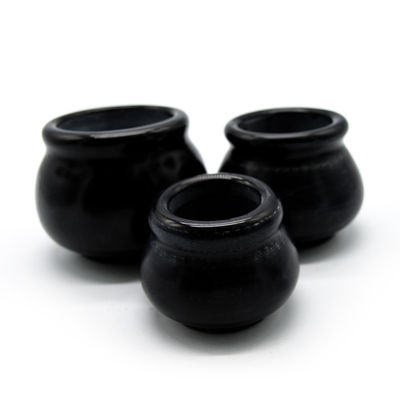Médecine sous vide Bian Stone Gua Sha Cupping Set 3 tasses 40/50/60 mm