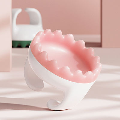 Logo personnalisé Disponibled Plastique du méridien abdominal brosse de massage portable Corps Coupe Gua Sha Fascia outil de massage de relaxation