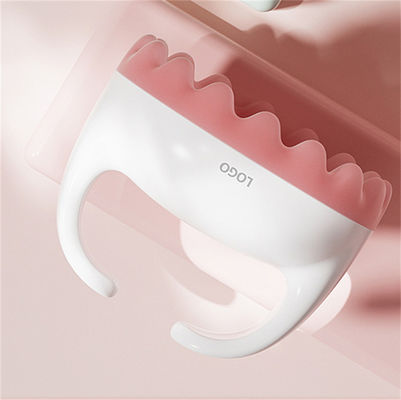 Logo personnalisé Disponibled Plastique du méridien abdominal brosse de massage portable Corps Coupe Gua Sha Fascia outil de massage de relaxation