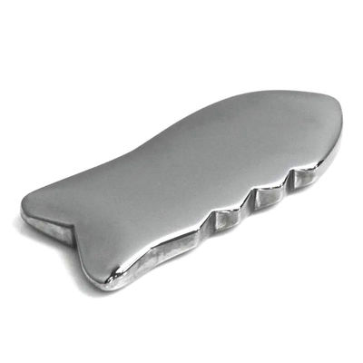 Terahertz Gua Sha Scraping Massage Outil avec la pierre d'énergie et le point d'acupuncture Massage 91 * 37mm