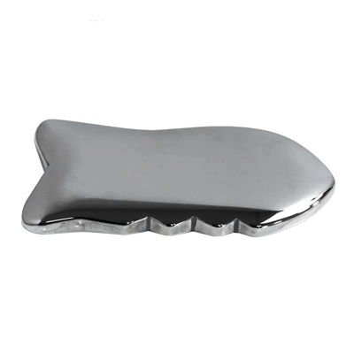 Terahertz Gua Sha Scraping Massage Outil avec la pierre d'énergie et le point d'acupuncture Massage 91 * 37mm