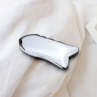 Terahertz Gua Sha Scraping Massage Outil avec la pierre d'énergie et le point d'acupuncture Massage 91 * 37mm