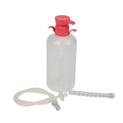 Kit de douche de nettoyage vaginal en PVC PP PE de 300 ml/600 ml pour soins et nettoyage quotidiens répétés