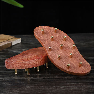 Massage du corps pour le massage du corps entier Manche de bois de rose Meridien de cuivre Massage Gua Sha Massage