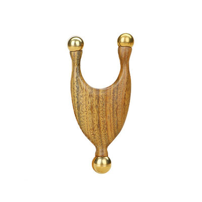 Masseur de Gua Sha Facial en cuivre de bois de santal avantageux pour la stimulation des points d'acupuncture et l'outil de levage du visage