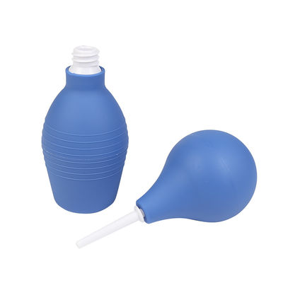 Enema bleu PVC Boule de douche Seringuette de nettoyage du côlon Kit médical pour douche anale Douche vaginale Hommes Femmes