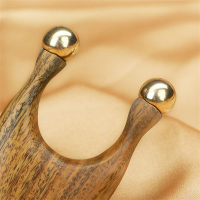 Masseur de Gua Sha Facial en cuivre de bois de santal avantageux pour la stimulation des points d'acupuncture et l'outil de levage du visage