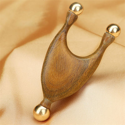 Masseur de Gua Sha Facial en cuivre de bois de santal avantageux pour la stimulation des points d'acupuncture et l'outil de levage du visage