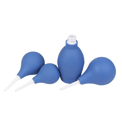 Enema bleu PVC Boule de douche Seringuette de nettoyage du côlon Kit médical pour douche anale Douche vaginale Hommes Femmes
