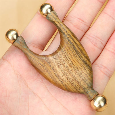 Masseur de Gua Sha Facial en cuivre de bois de santal avantageux pour la stimulation des points d'acupuncture et l'outil de levage du visage