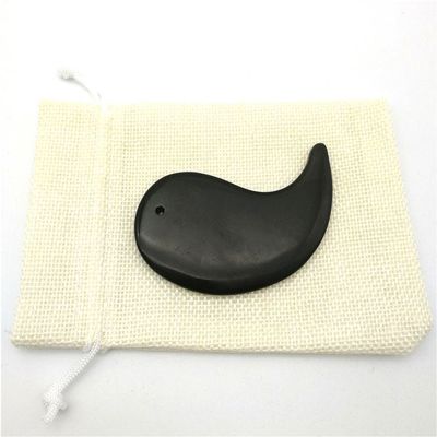 Relancez votre corps avec l'outil de massage certifié Black Bian Stone Gua Sha Scraping