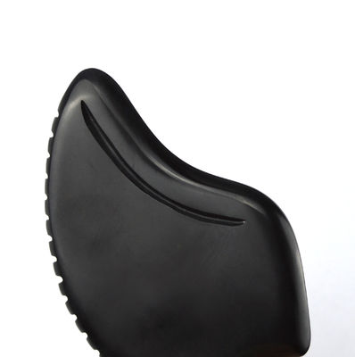 Outil de massage Gua Sha en pierre Bian noire naturelle pour la méditation relaxante
