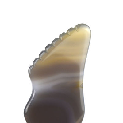 Équipement de massage des muscles du corps Tendance Agate Blanc Gua Sha Scraping Board pour les soins personnels et le soin du corps