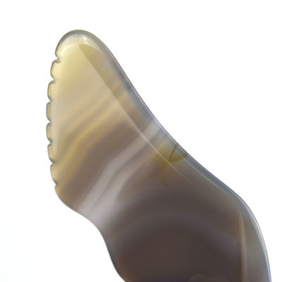 Équipement de massage des muscles du corps Tendance Agate Blanc Gua Sha Scraping Board pour les soins personnels et le soin du corps