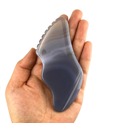 Équipement de massage des muscles du corps Tendance Agate Blanc Gua Sha Scraping Board pour les soins personnels et le soin du corps