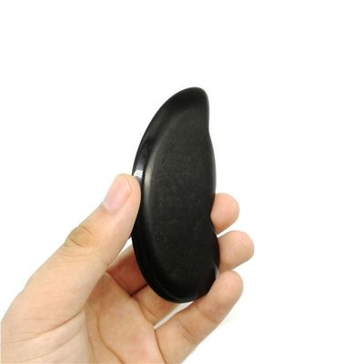 Massage du visage et rasage du corps 9,5*5*0,5 avec la pierre Gua Sha Obsidienne Noire