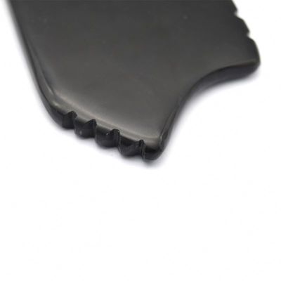 Black Bian Stone Gua Sha Scraping Massager Tool Set pour le corps naturel et la performance