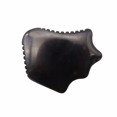Planche Gua Sha en Obsidienne Noire Naturelle pour les soins de la peau