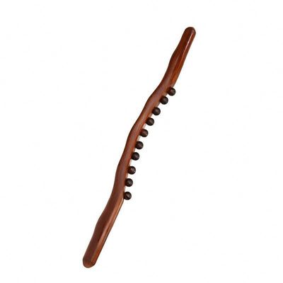 400g/pc bois de hêtre carbonisé corps méridien dragueur bâton de massage en bois Gua Sha grattage outil de massage