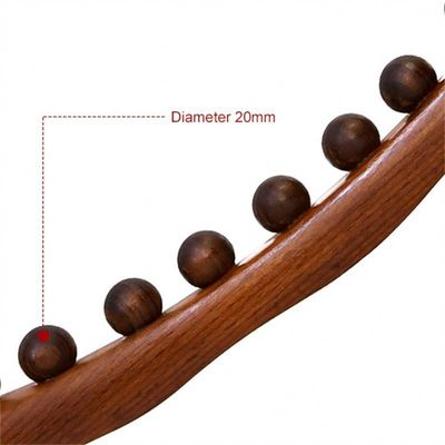400g/pc bois de hêtre carbonisé corps méridien dragueur bâton de massage en bois Gua Sha grattage outil de massage