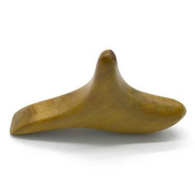 Propriétés Massageur Triangle de bois naturel Gua Sha Outils pour le massage des pieds Self-service équipement de beauté