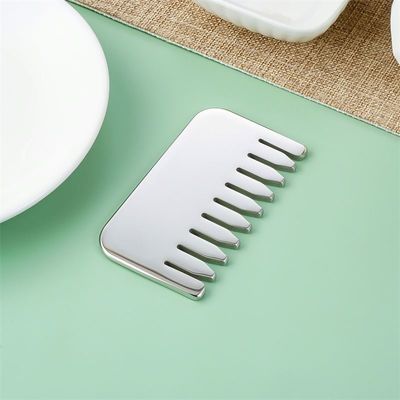 Massage corporel et relaxation du cuir chevelu 304 en acier inoxydable Gua Sha peigne relaxation du cuir chevelu et croissance des cheveux tête Gua Sha outil de massage