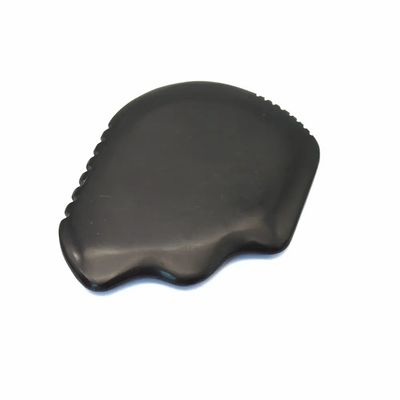 Masseur de style chinois 2024 Pierre Bian Noire Facial Jade Guasha Gua Sha Scraping Massage Outil pour l'acupuncture SPA