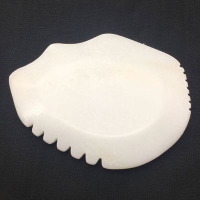 Jade Gua Sha planche pour le massage du visage et du corps Jade blanche grattage outil masseur