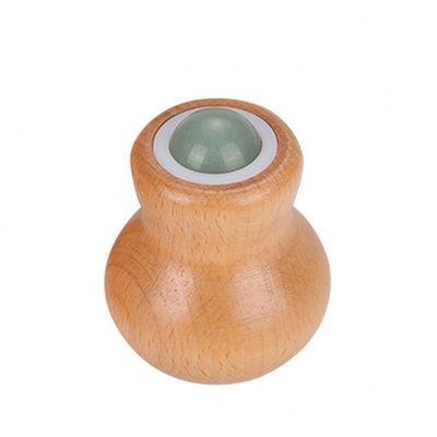 Roller de visage en jade personnalisable et outil de massage Gua Sha pour les soins du visage