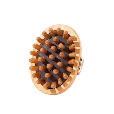 Zone de massage Corps entièrement en bois Corps méridien Brosse de massage Gua Sha Peigne de masseur avec airbag pour peigne de massage du cuir chevelu