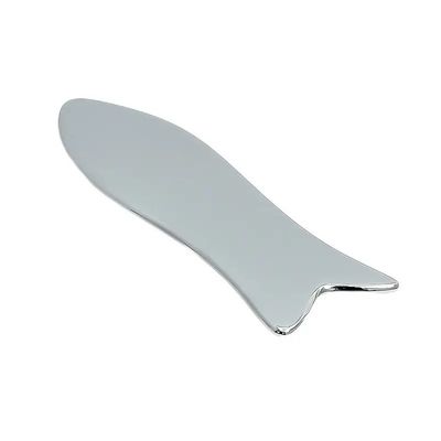 Outil de massage facial portable en acier inoxydable en forme de poisson chaud pour le lifting du visage et le rajeunissement de la peau