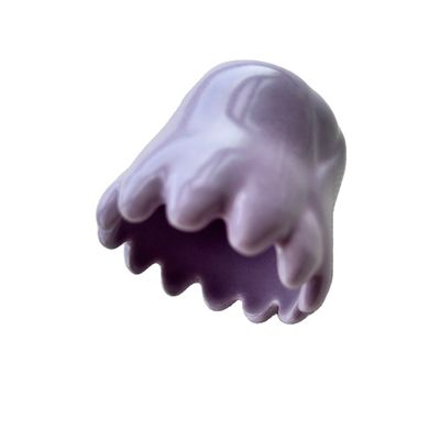 Équipement de massage corporel Logo personnalisé Massinage du cuir chevelu en céramique blanche pour Guasha violet Porcelaine soins de la peau pierre Gua sha