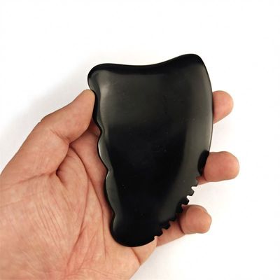 Physiothérapie infrarouge Bian Stone Gua Sha Scraping Massage Outil pour améliorer la circulation et la désintoxication
