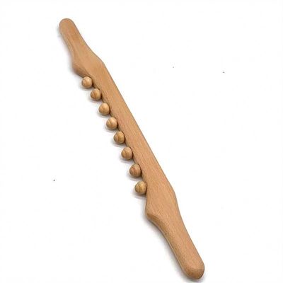 Bâton de massage en bois pour la mobilisation des tissus mous du corps entier et outil de massage par dragage méridien