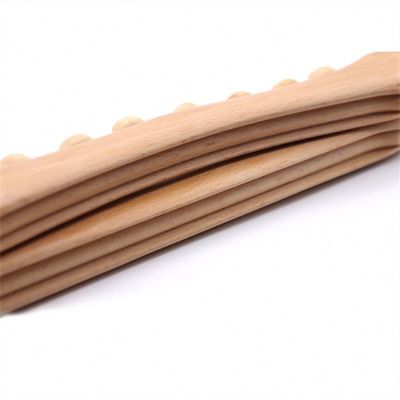 Bâton de massage en bois pour la mobilisation des tissus mous du corps entier et outil de massage par dragage méridien
