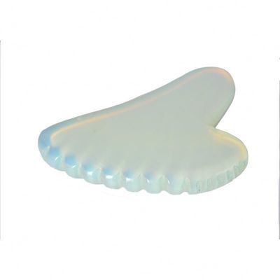 Plaque opalite Gua Sha pour les soins de la peau du visage et du corps Massage soins de santé Scrapping soins de la peau