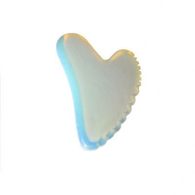 Plaque opalite Gua Sha pour les soins de la peau du visage et du corps Massage soins de santé Scrapping soins de la peau