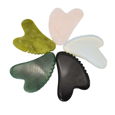 Plaque opalite Gua Sha pour les soins de la peau du visage et du corps Massage soins de santé Scrapping soins de la peau