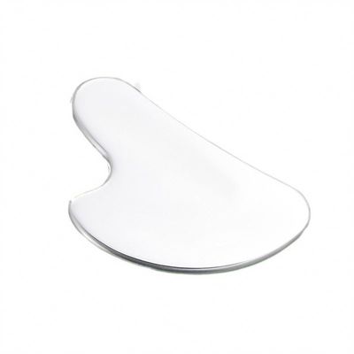 Logo personnalisé Outil de soins de la peau en acier inoxydable En forme de cœur Gua Sha Board pour le lifting du visage Massageur métallique