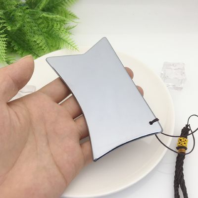 Outil de massage à grattage de plaque Terahertz Gua Sha Guasha Board pour le dos Massageur de corps avec logo personnalisé et argent