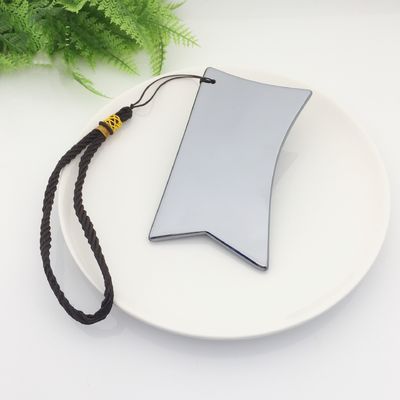 Outil de massage à grattage de plaque Terahertz Gua Sha Guasha Board pour le dos Massageur de corps avec logo personnalisé et argent