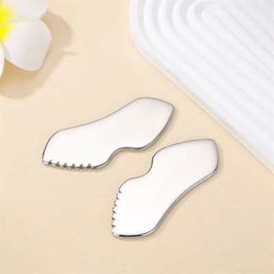 Outil Gua Sha en acier inoxydable pour le logo personnalisé