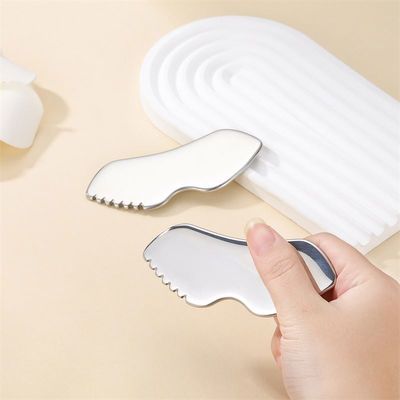 Outil Gua Sha en acier inoxydable pour le logo personnalisé
