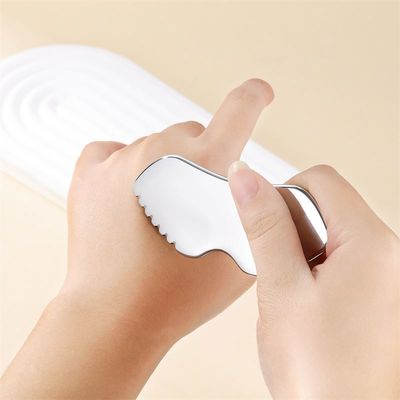 Outil Gua Sha en acier inoxydable pour le logo personnalisé