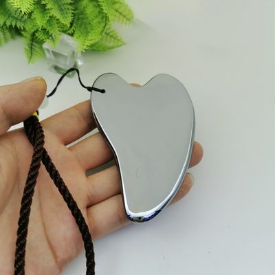 Outil de massage facial en pierre de térahertz Gua Sha 2024 Logo personnalisé Portable pour équipement de massage corporel en forme de cœur
