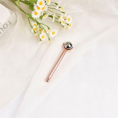 Logo personnalisé Disponible Dispositif d'amincissement du visage en alliage de zinc Dispositif de massage du visage en métal Roller anti-rides Soins de la peau Outils de beauté