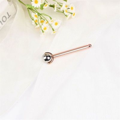 Logo personnalisé Disponible Dispositif d'amincissement du visage en alliage de zinc Dispositif de massage du visage en métal Roller anti-rides Soins de la peau Outils de beauté