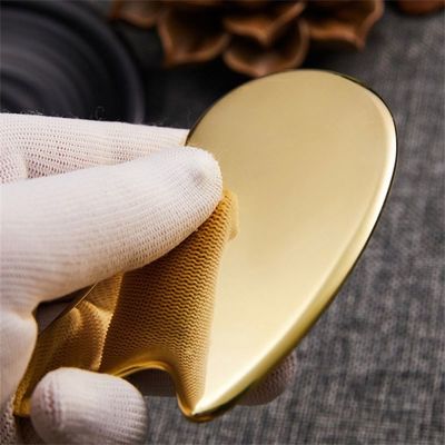 Certificat Oui Logo personnalisé Disponibled Brass Facial Gua sha Board Tools Brass Scraping Massage Gua sha Tools Massage Facial Tools