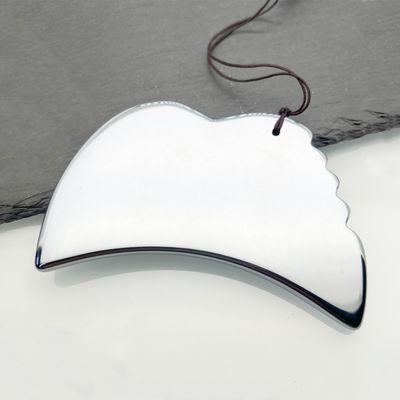 Plaque de beauté en argent Terahertz, outil de massage pour une expérience luxueuse et rajeunissante